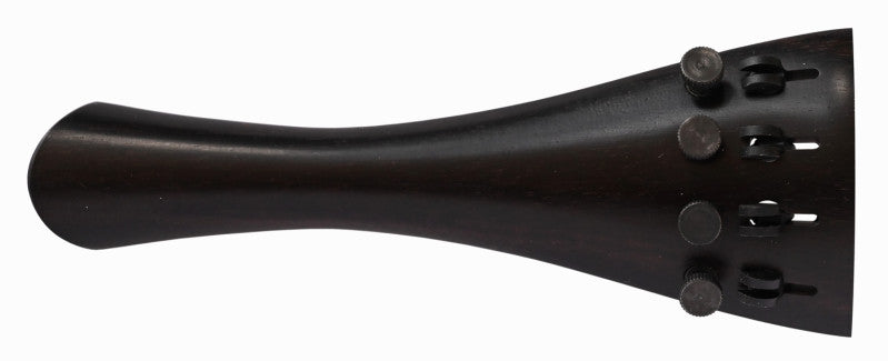 Ebony violin tailpiece with fine tuners