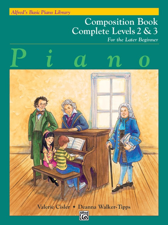 Alfred's Basic Piano Library: Composition Book Complete 2 & 3 Strings, Bows & More