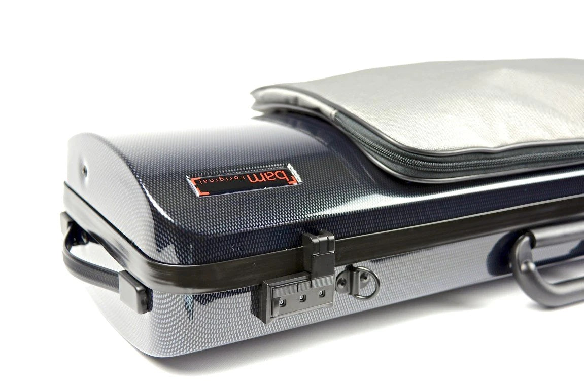 BAM Hightech Oblong Violin Case - with pocket