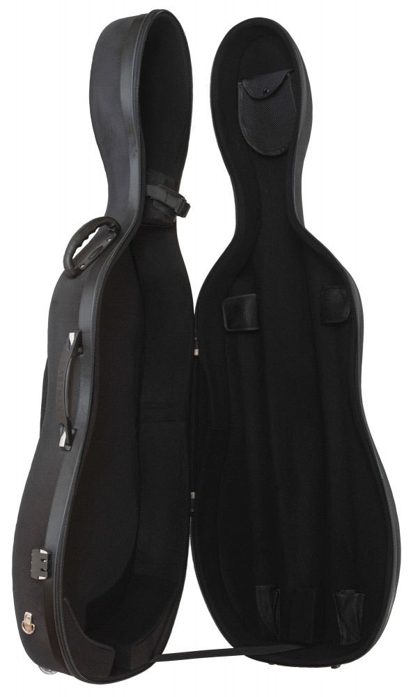 Eastman Semi-rigid Cello Case - open
