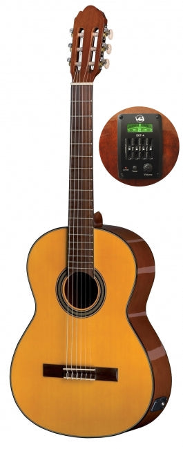 GEWA Alicante Classical Electric Guitar Outfit Strings, Bows & More