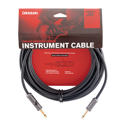 Instrument cable with D'Addario packaging on a white background