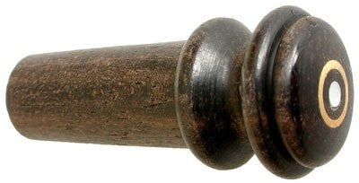 Teller Fluted Violin Endpin, Ebony with Parisian Eye