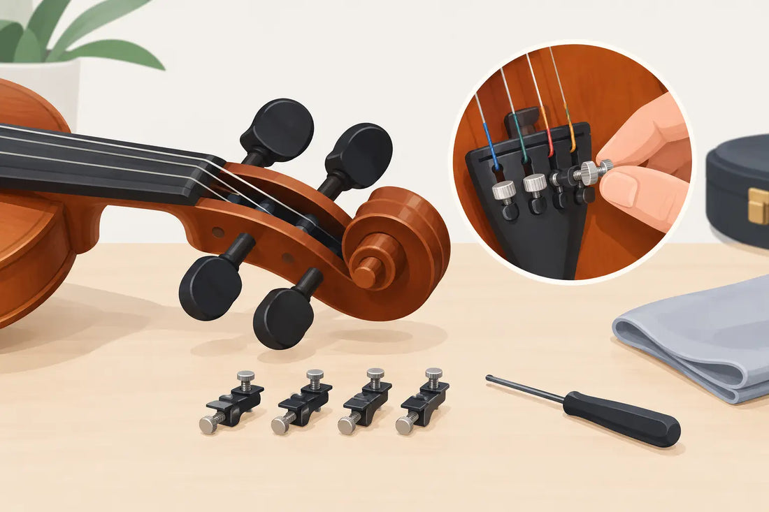 How to Install Fine Tuners on Your Violin