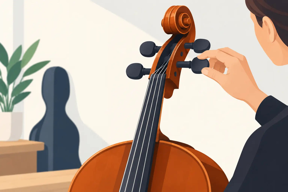 Cello Peg Tuning for Stable, Confident Playing