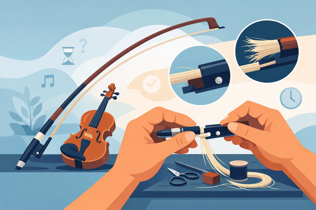 When to Book a Violin Bow Rehair Service