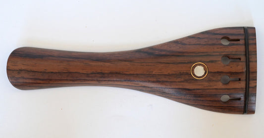 Tulip Violin Tailpiece, Rosewood with Parisian Eye