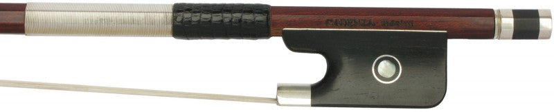 Cadenza Viola bow with pernambuco veneer, ebony frog and silver mounting