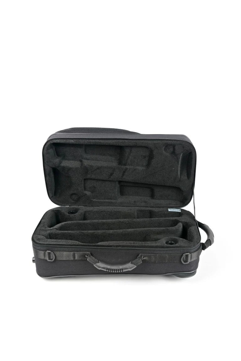 BAM Trekking Double Trumpet Case - Open