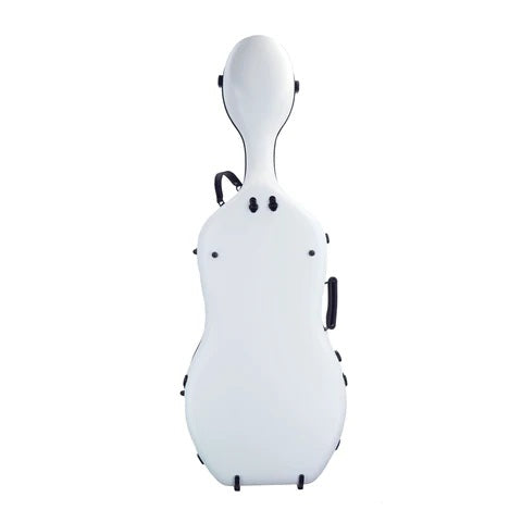 Primo 6370 Ultra-Light Carbon Cello Case - white, back