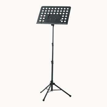 8511 Lightweight Black Aluminum Orchestral Music Stand Strings, Bows & More