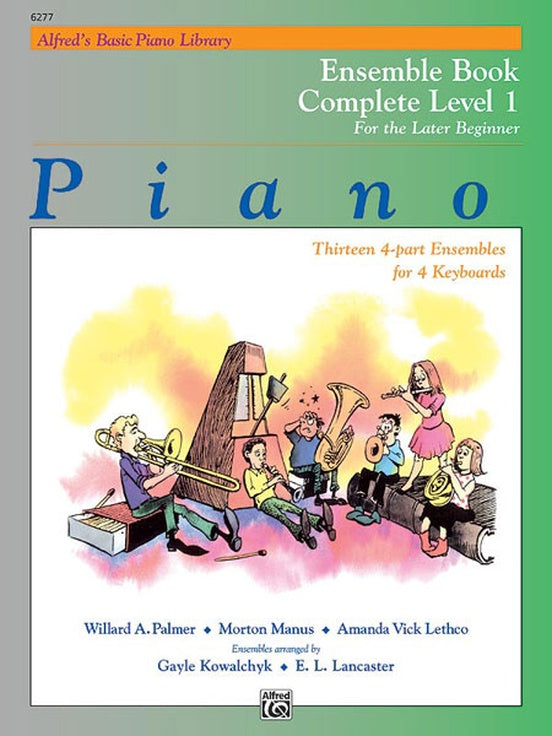 Alfred's Basic Piano Library: Ensemble Book Complete 1 (1A/1B) Strings, Bows & More