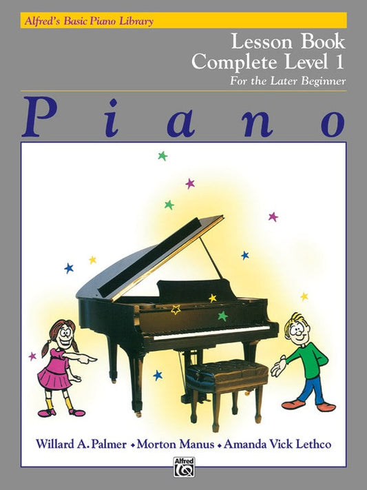 Alfred's Basic Piano Library, Lesson Book Complete Level 1 (1A/1B) Strings, Bows & More