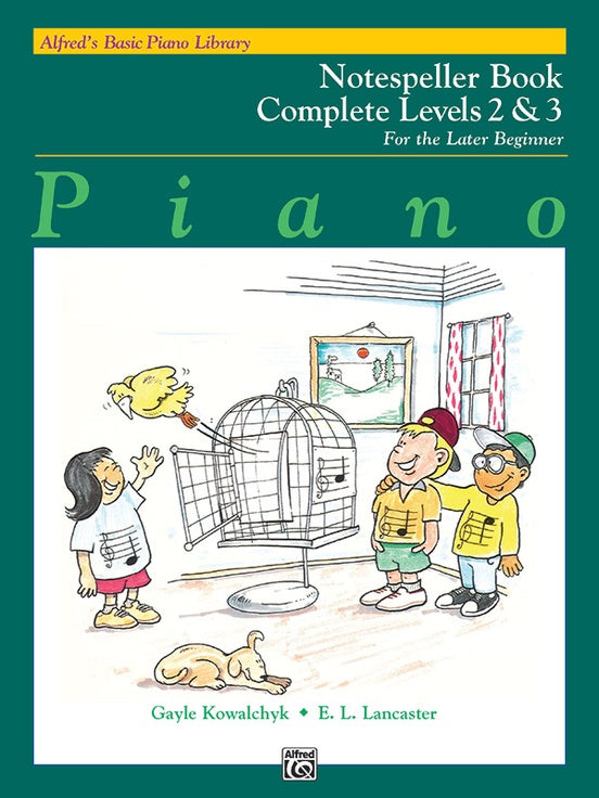 Alfred's Basic Piano Library: Notespeller Book Complete 2 & 3 Strings, Bows & More