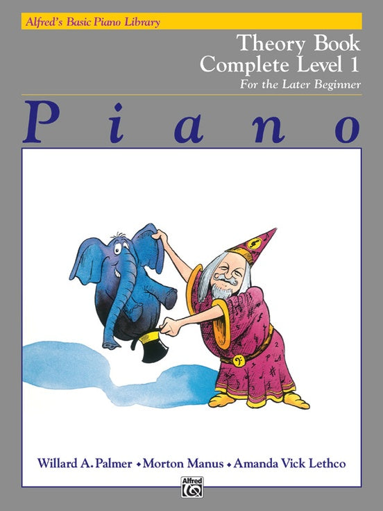 Alfred's Basic Piano Library: Theory Book Complete 1 (1A/1B) Strings, Bows & More