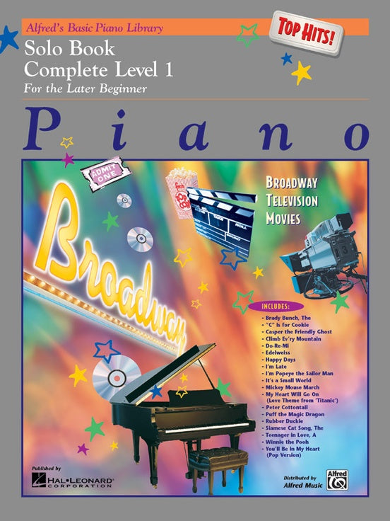 Alfred's Basic Piano Library: Top Hits! Solo Book Complete 1 (1A/1B) Strings, Bows & More