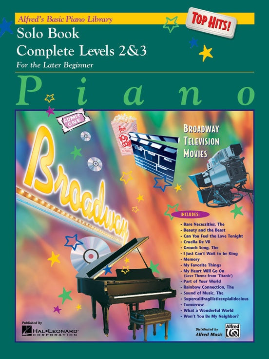 Alfred's Basic Piano Library: Top Hits! Solo Book Complete 2 & 3 Strings, Bows & More