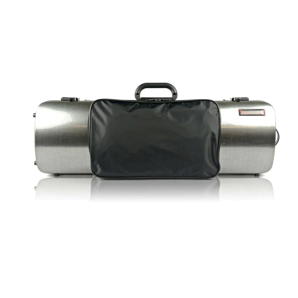 BAM Hightech Oblong Violin Case - with pocket Strings, Bows & More