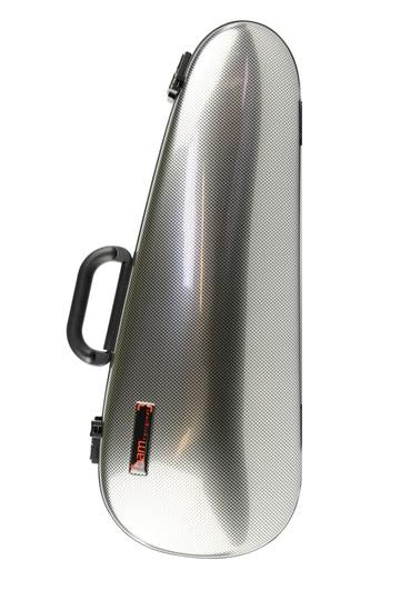 BAM Hightech Cabin Violin Case - silver carbon