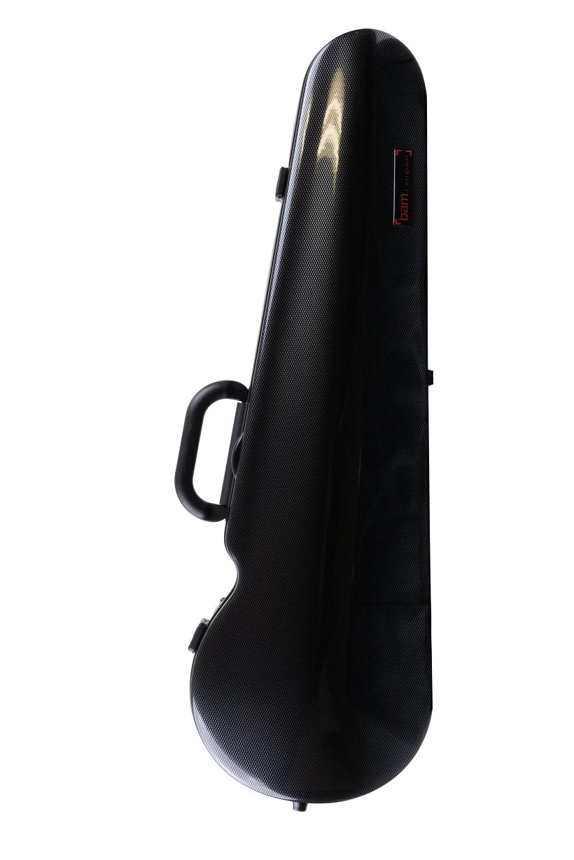 BAM Hightech Contoured Violin Case - Black Carbon