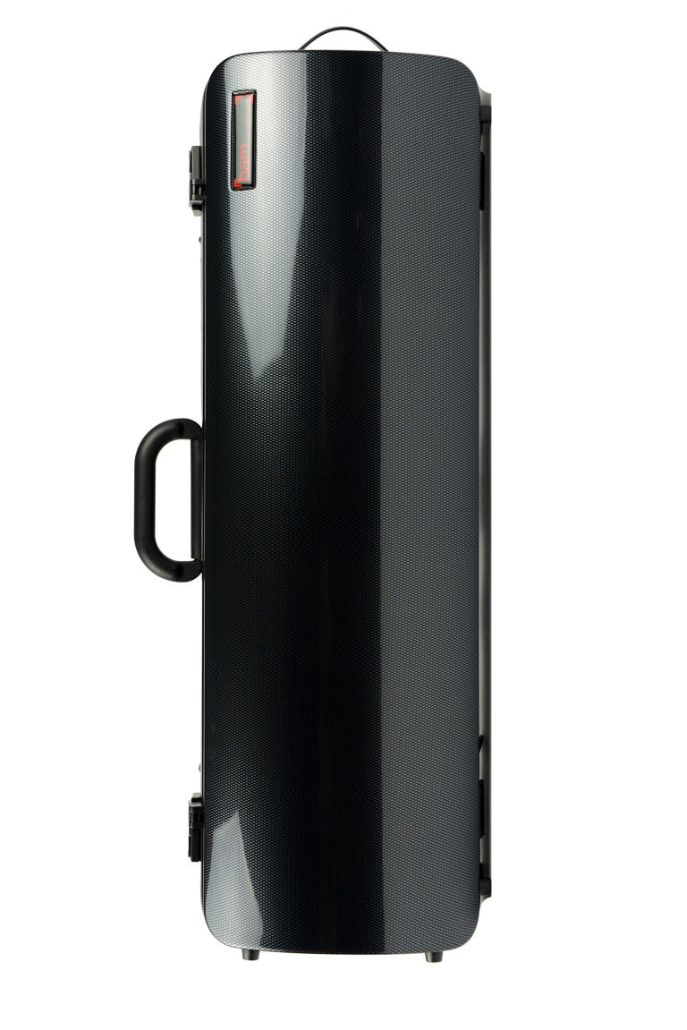 BAM Hightech Oblong Violin Case - Black Carbon