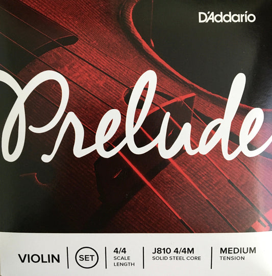 D'Addario Prelude Violin Strings, Medium Strings, Bows & More