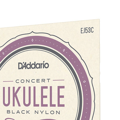 D'Addario concert ukulele string set packaging with brand name and product details.