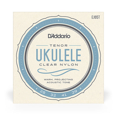 D'Addario Tenor Ukulele Clear Nylon String Set