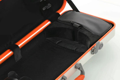 Part of violin case interior