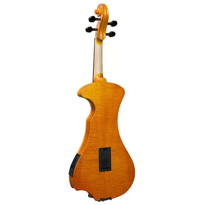 Back view of an electric violin