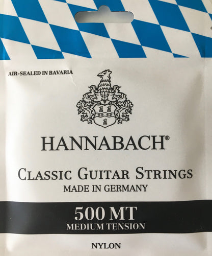 Hannabach 500 Classical Guitar String Set Strings, Bows & More
