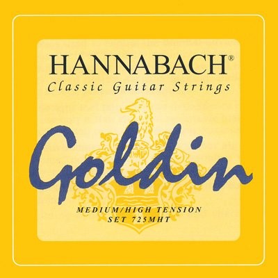 Hannabach 725 Goldin Set, medium-high tension Strings, Bows & More