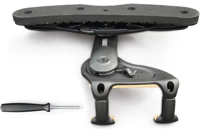 Wittner Isny Violin Shoulder Rest, 4/4-3/4, with a screw driver beside