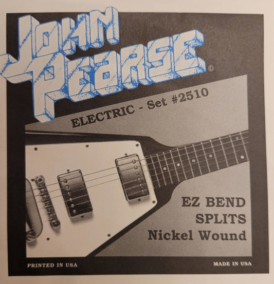 John Pearse 2510 Custom EZ Bend Splits Electric Guitar String Set Strings, Bows & More
