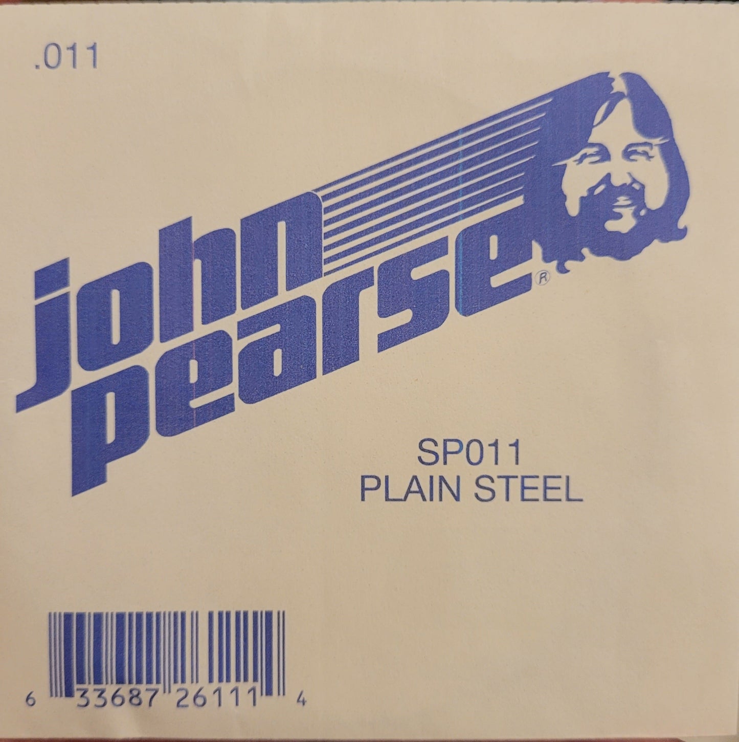 John Pearse Plain Steel Acoustic/Electric Guitar Strings (single) Strings, Bows & More