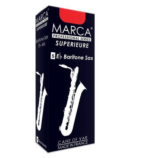 Marca JAZZ Filed Baritone Saxophone Reeds - Box of 5 Strings, Bows & More