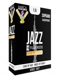 Marca JAZZ Filed Soprano Saxophone Reeds - Box of 10 Strings, Bows & More