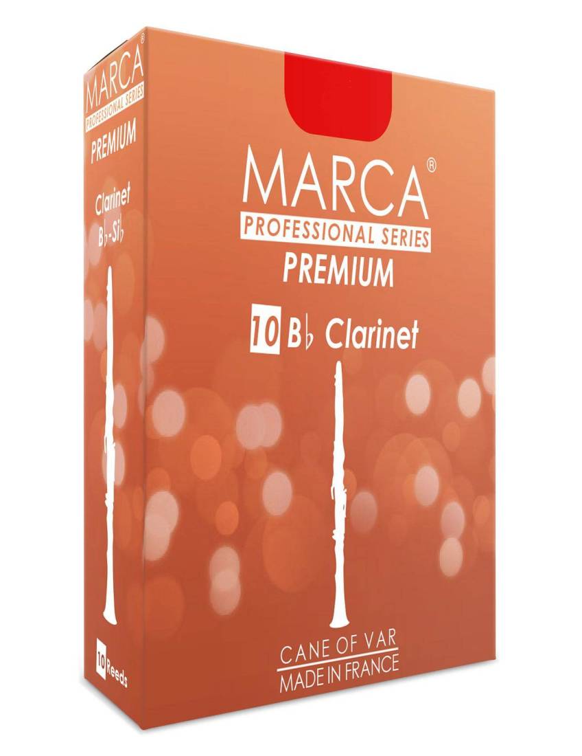 Marca Premium B flat Clarinet Reeds - Box of 10 Strings, Bows & More
