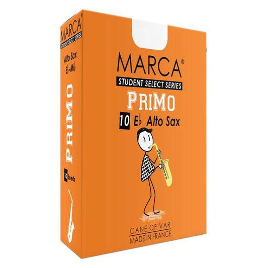 Marca PriMo E flat Alto Saxophone Reeds - Box of 10 Strings, Bows & More