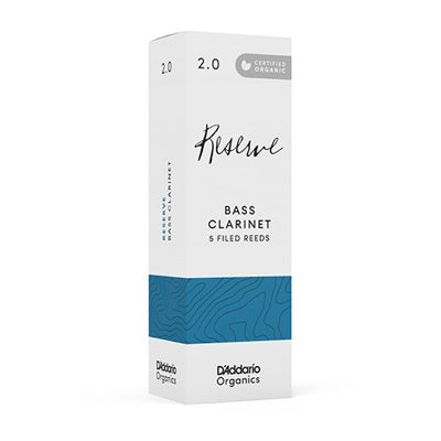 D'Addario Organic Reserve Bass Clarinet Reeds - Box of 5