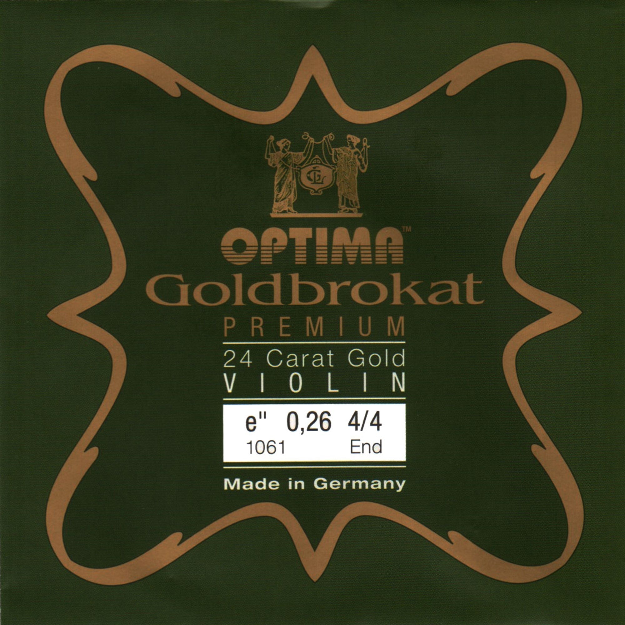Optima Bow String OPTIMA Goldbrokat Premium Gold Violin E string - 4/4 – Strings, Bows & More