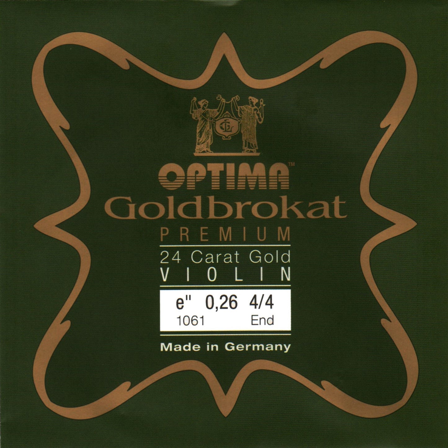OPTIMA Goldbrokat Premium Gold Violin E string - 4/4 Strings, Bows & More