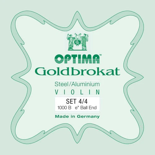 Optima Bow String OPTIMA Goldbrokat Steel Violin E string - 4/4 - Strings, Bows & More