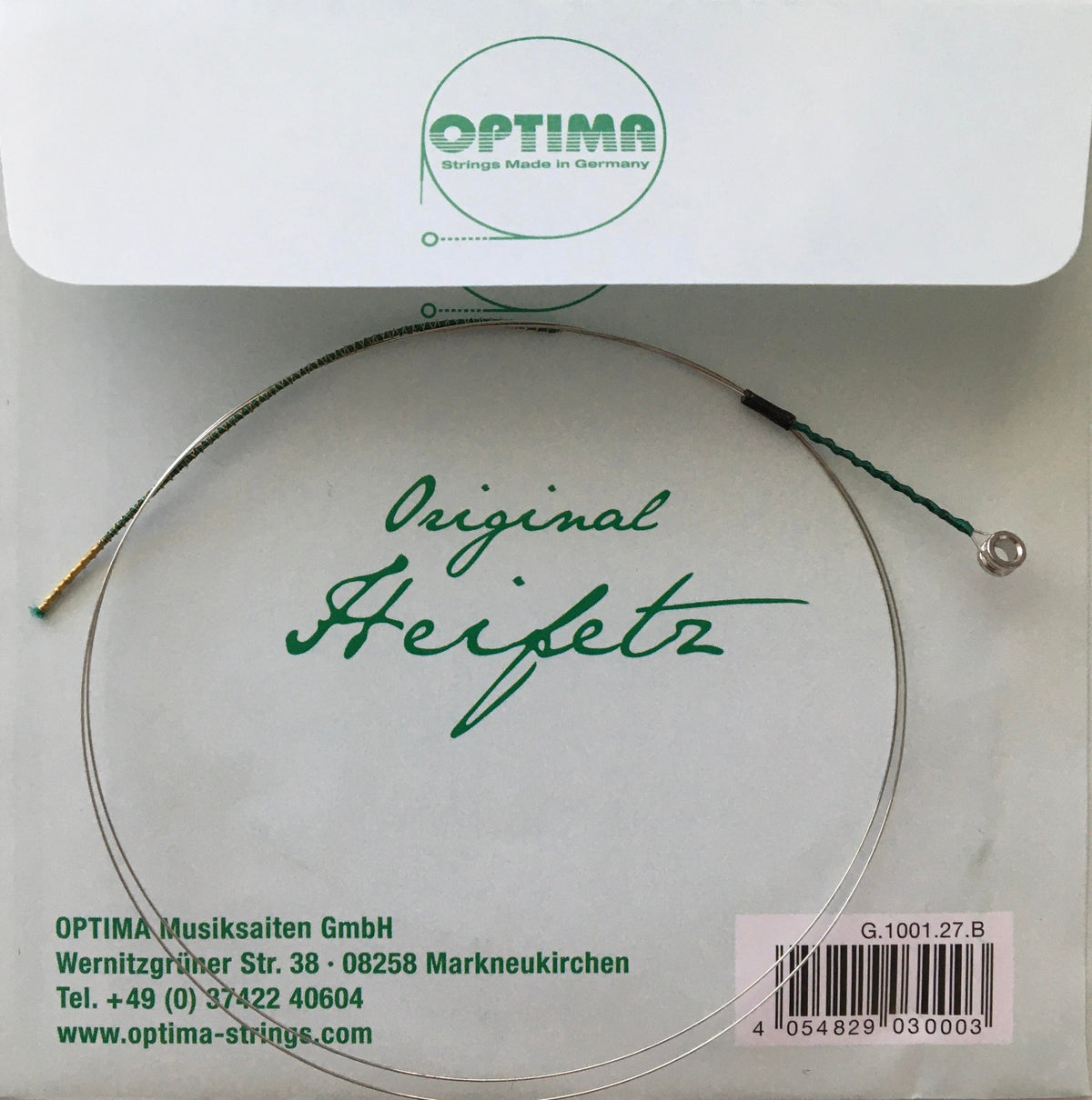Optima Bow String OPTIMA Goldbrokat Steel Violin E string - 4/4 – Strings, Bows & More
