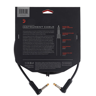 Instrument cable packaging with cable displayed on a white background