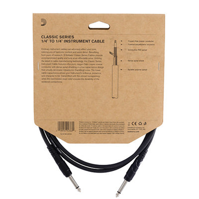 D'Addario Classic Series Instrument Cable, 5 feet