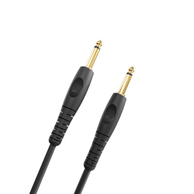 Two audio cable golden plugs