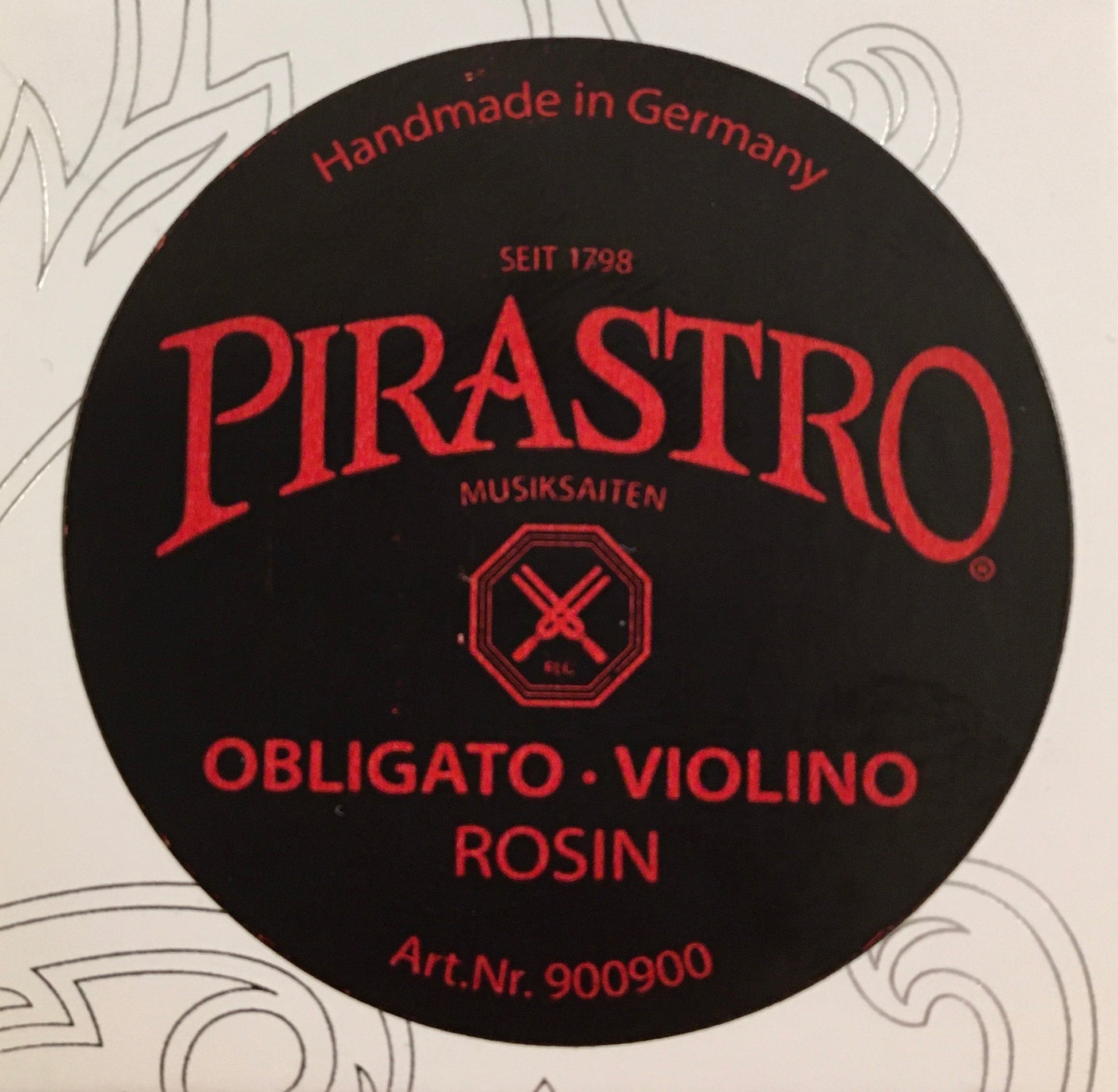 Pirastro OBLIGATO-VIOLINO Violin/Viola Rosin Strings, Bows & More