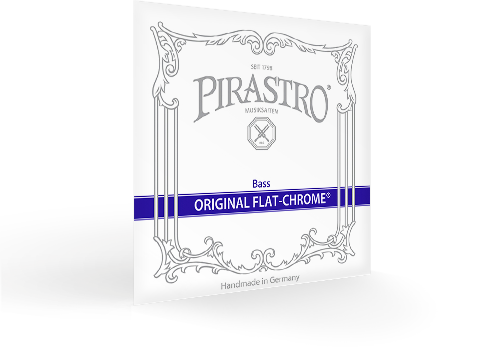 Pirastro ORIGINAL Flat-Chrome Double Bass Strings - 3/4 (full size) - Orchestra tuning Strings, Bows & More