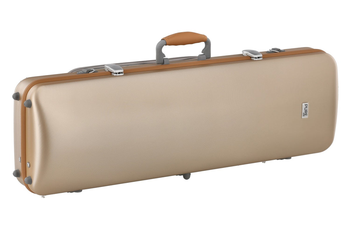 Gold oblong violin case